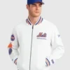New Era MLB New York Mets White Varsity Jacket - photo 2