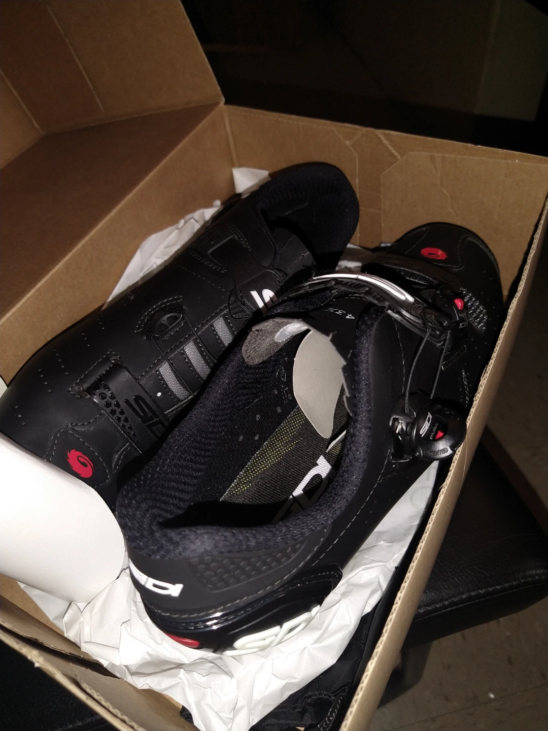 Sidi Ergo 5 Matte Black Cycling Shoes - Size 9.2 - photo 2