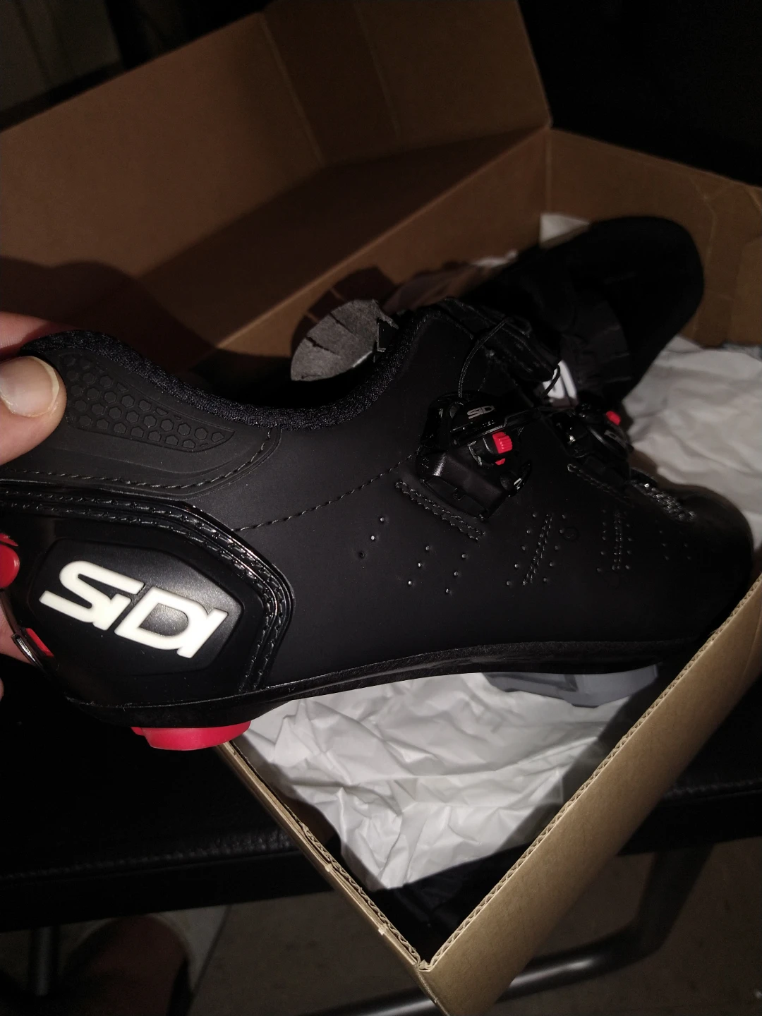 Sidi Ergo 5 Matte Black Cycling Shoes - Size 9.2 - photo 3