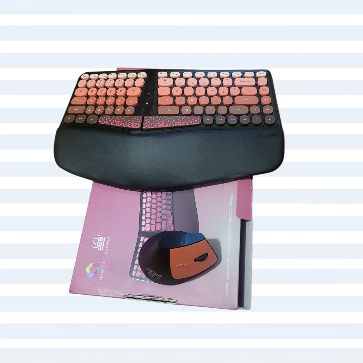MOFII BOMI Ergonomic Wireless Keyboard and Mouse Set - photo 3