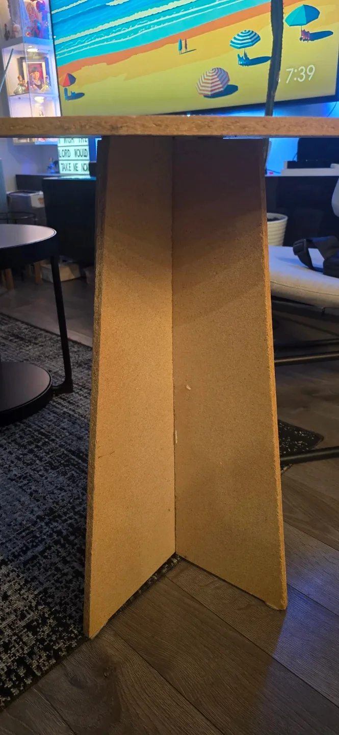 Round Particle Board Drape Table image indicator(2)