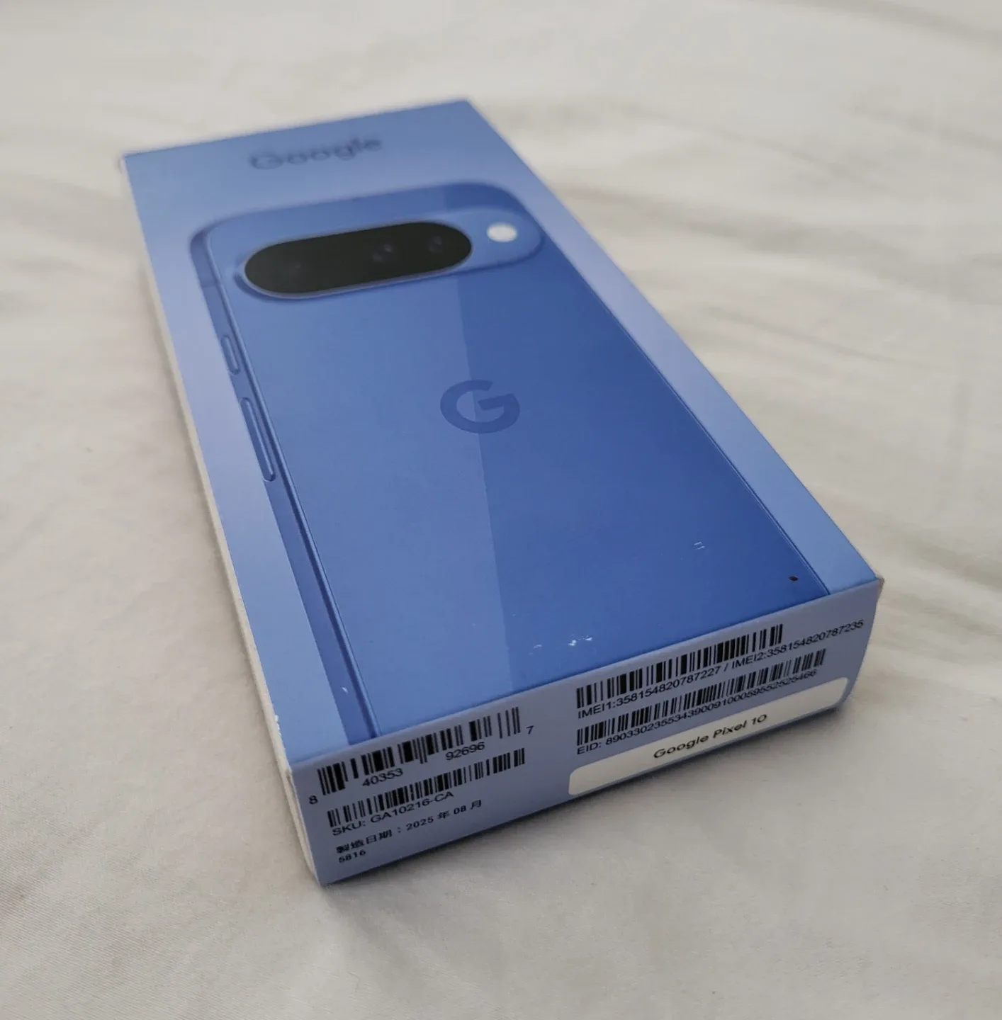 Brand New Google Pixel 10, 128 GB, Blue