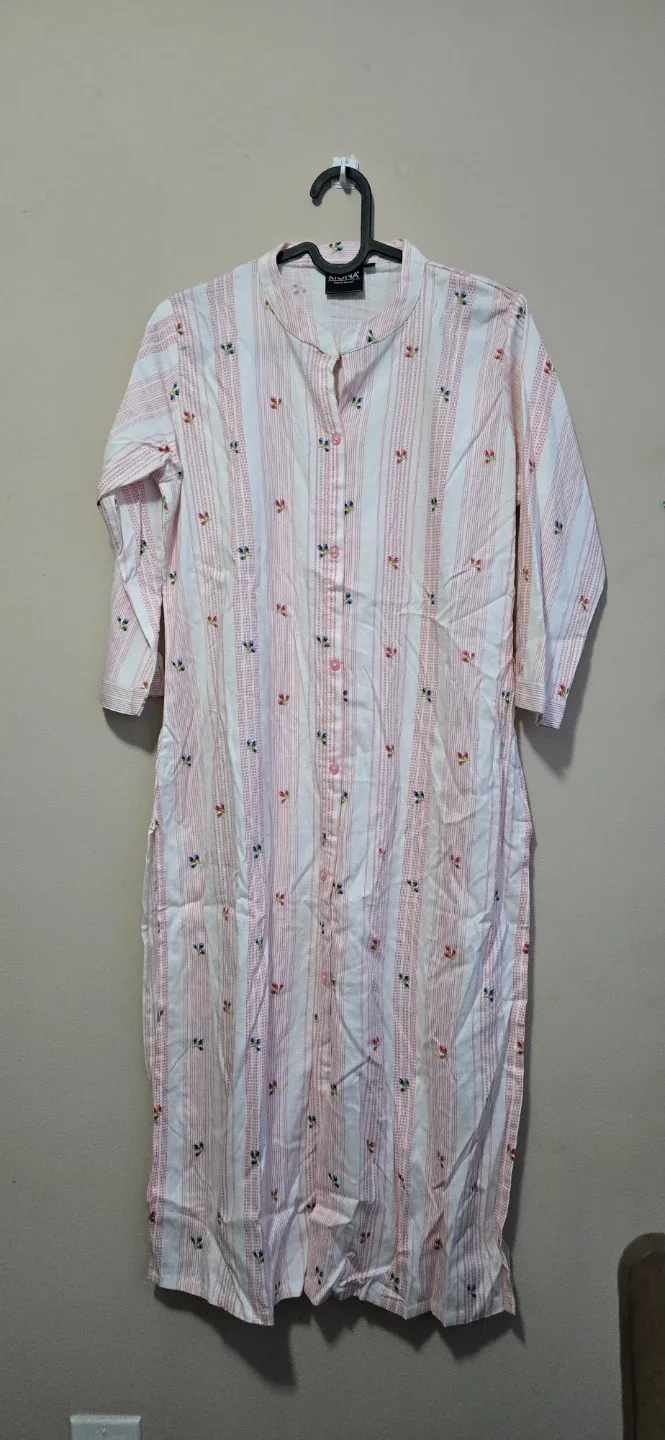 Striped Floral Dress -XL image indicator(2)