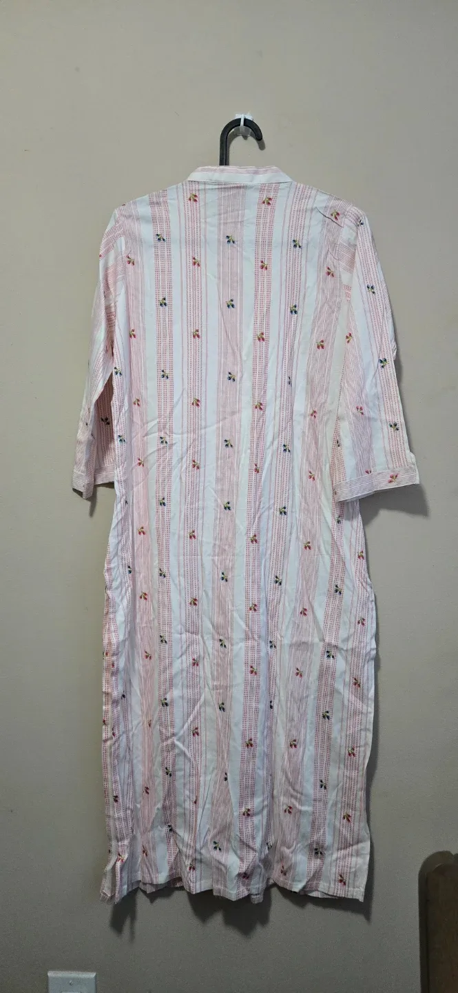 Striped Floral Dress -XL image indicator(3)