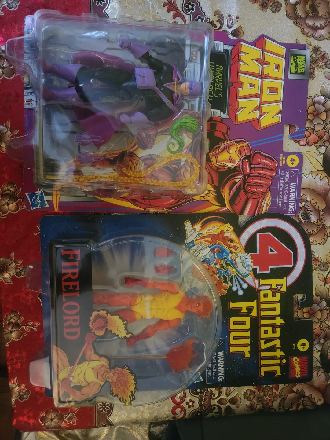 Marvel's Whirlwind & Fantastic Four Firelord Action Figures toys