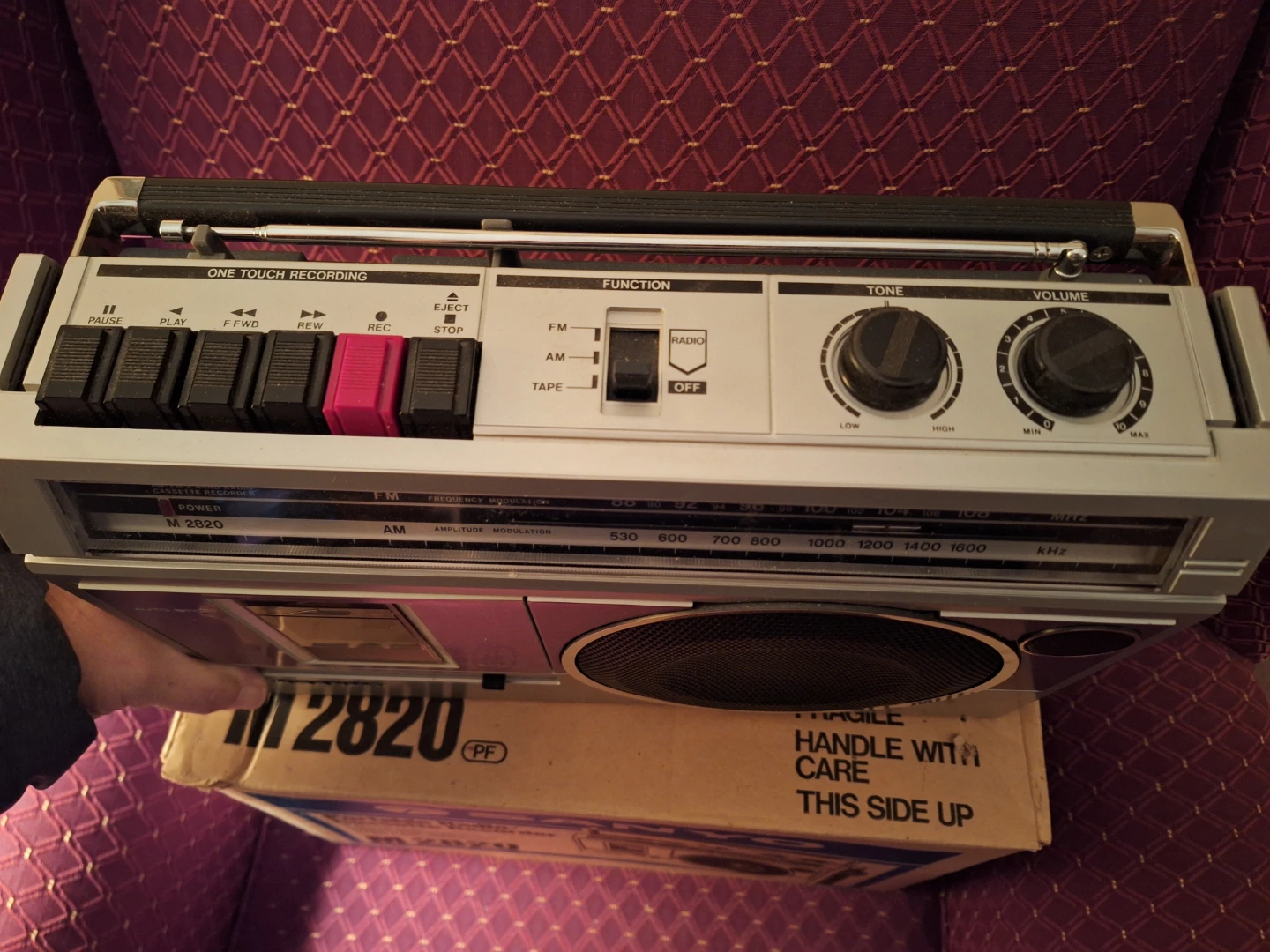 Sanyo AM/FM Portable Radio/Cassette Recorder - photo 2