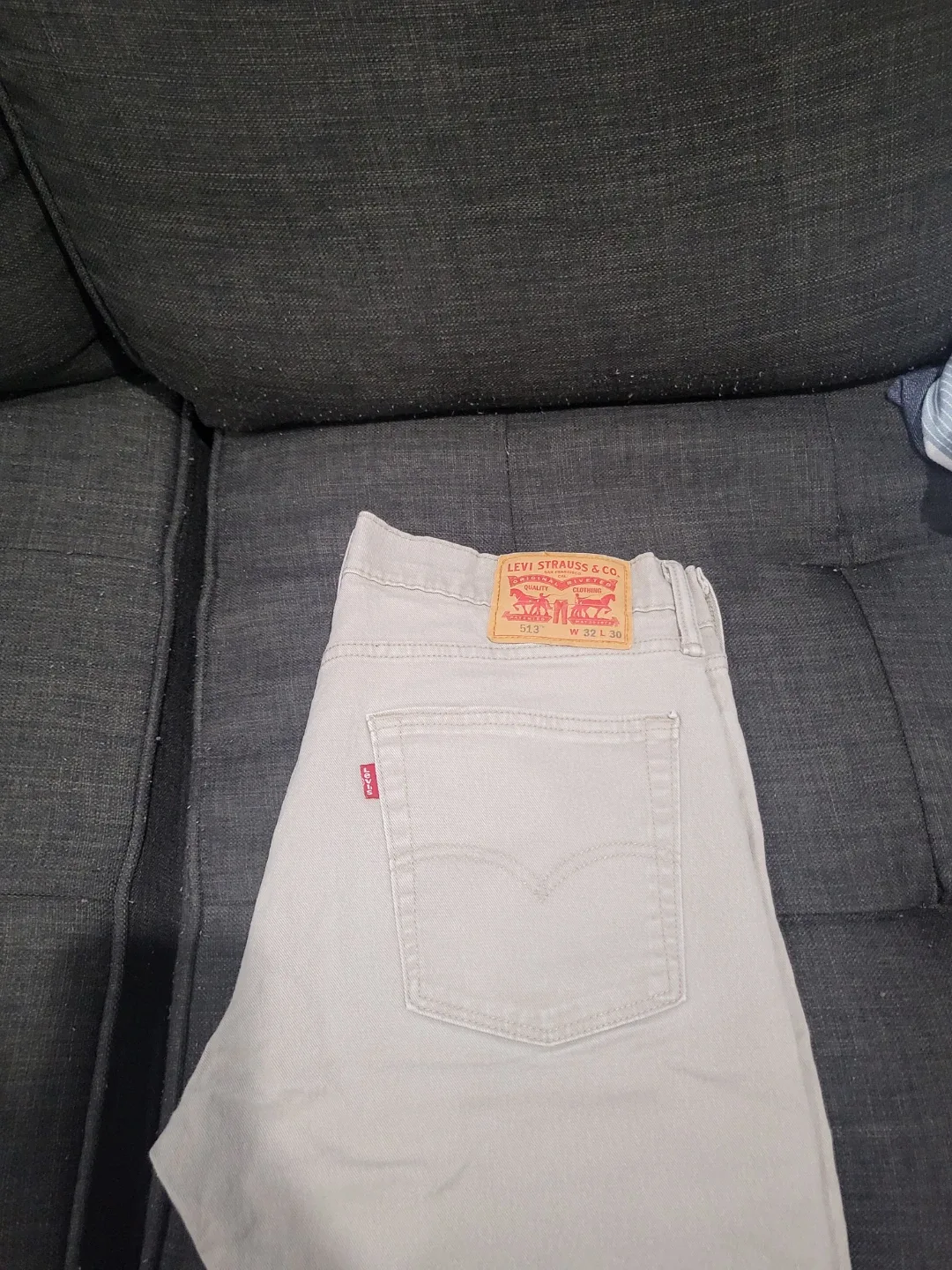 Levi's 513 Jeans, Size 32x30, Beige
