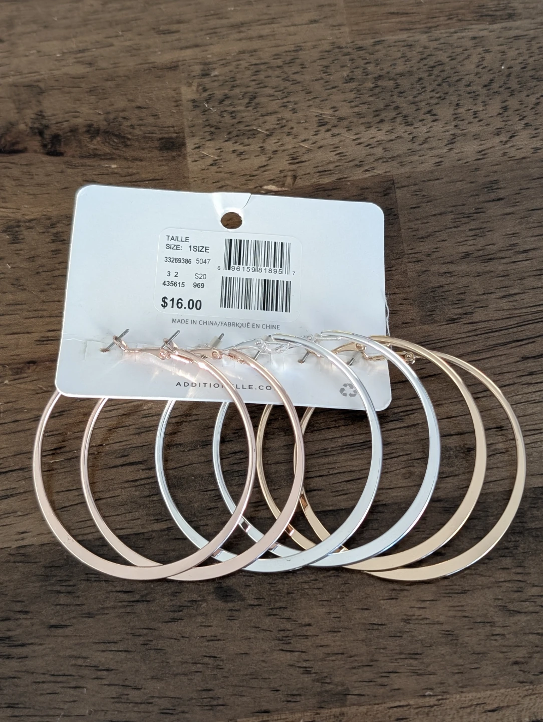 Hoop Earring Set - New - photo 2