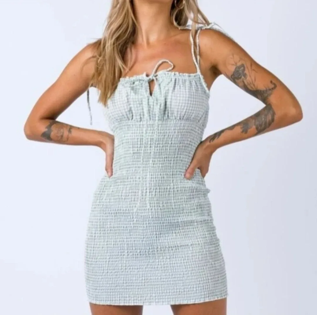 Women's Princess Polly Gingham Mini Dress - Size S