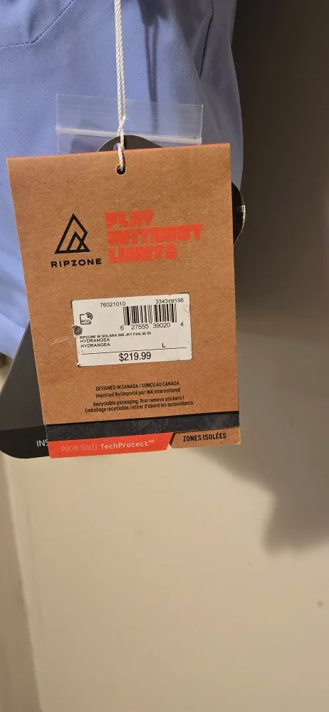 Ripzone Solara Jacket - Size L - Hydrangea image indicator(4)