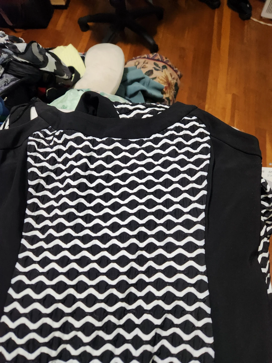 Black & White Patterned Jacket - photo 4