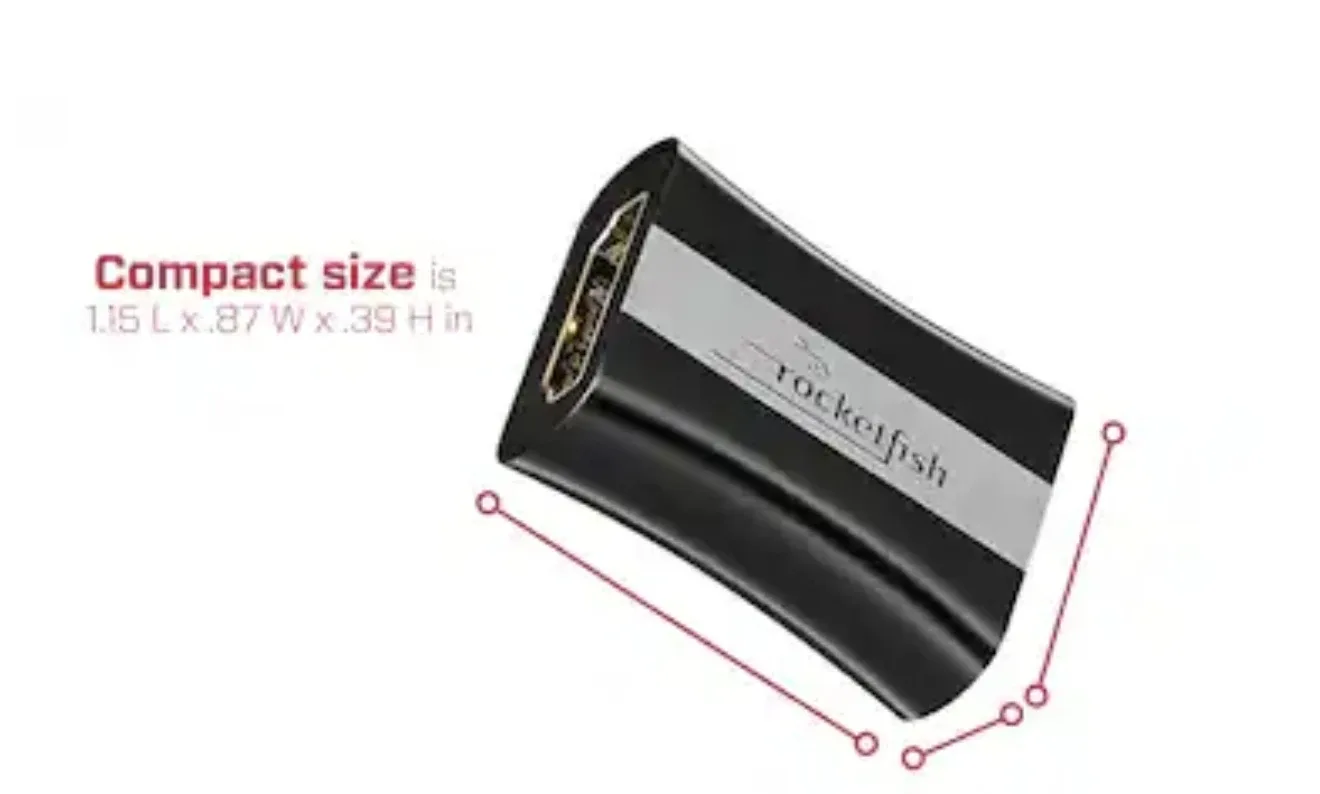 Rocketfish HDMI Coupler - Supports 8K