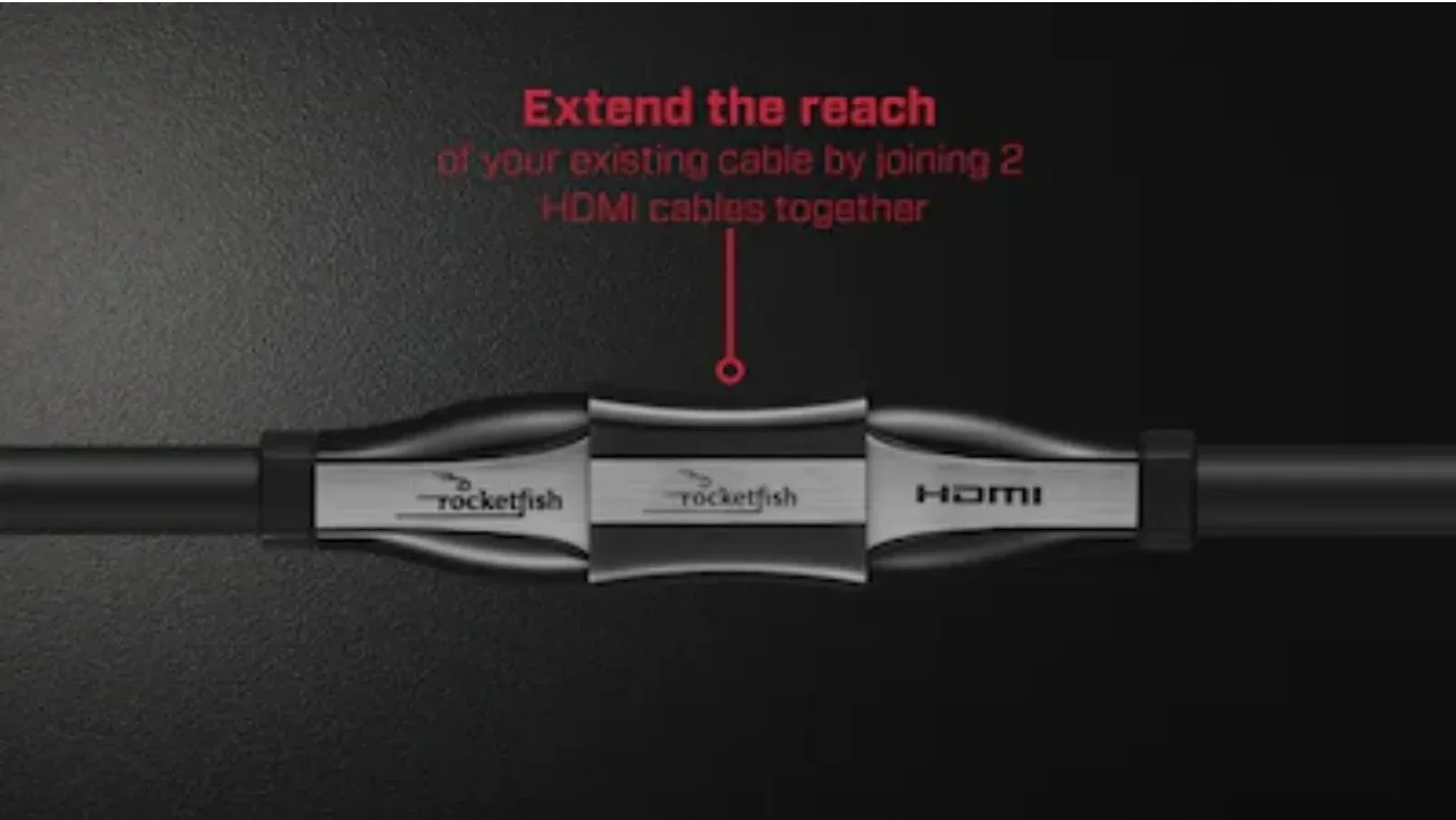 Rocketfish HDMI Coupler - Supports 8K image indicator(3)