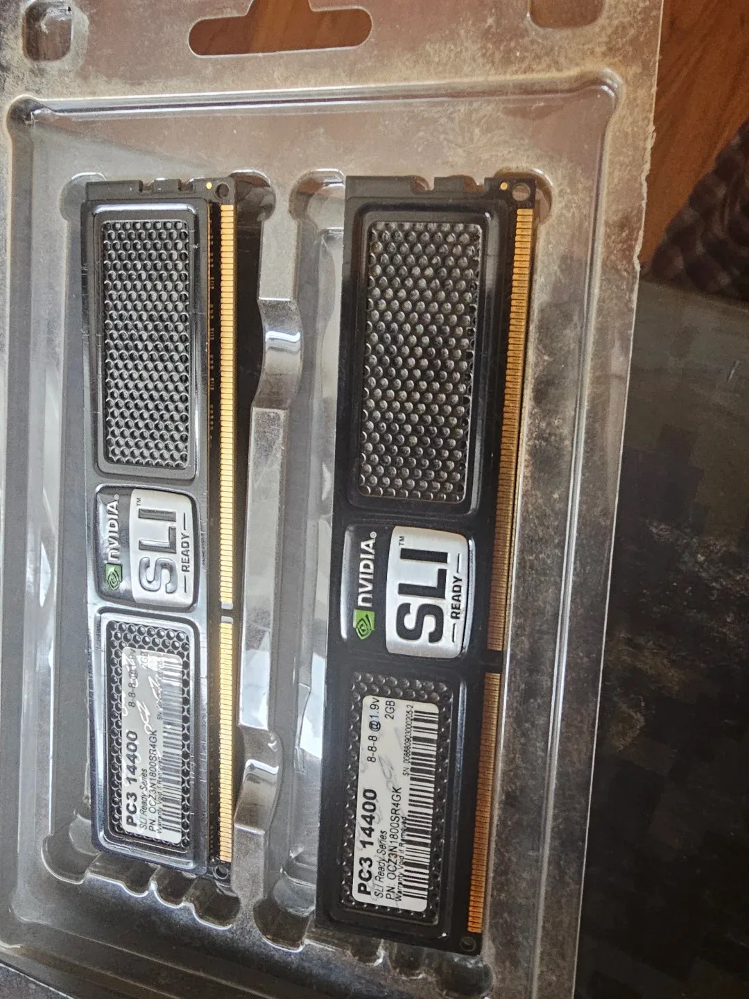 4 gig of ddr3 Nvidia sli ram 1866mhz
