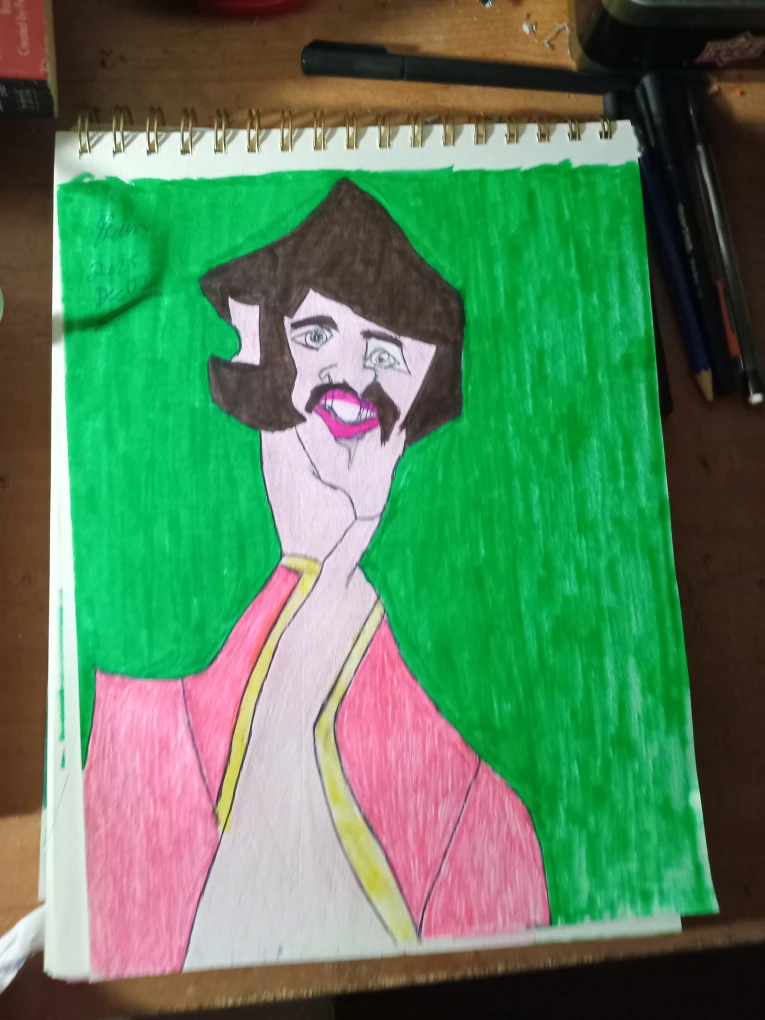 The Beatles Drawing Illustration by Custom Artist Sherwin - photo 3