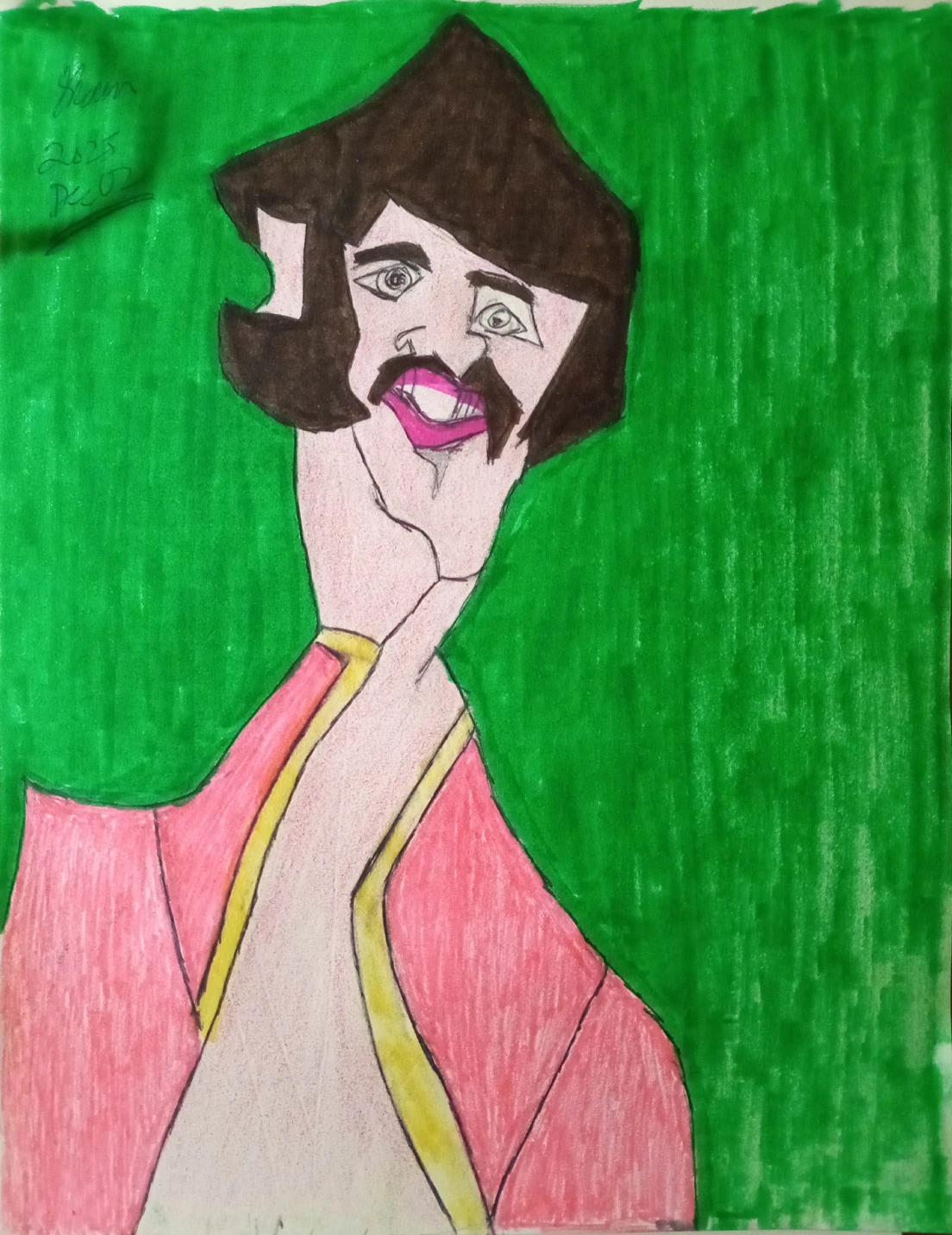 The Beatles Drawing Illustration by Custom Artist Sherwin - photo 5