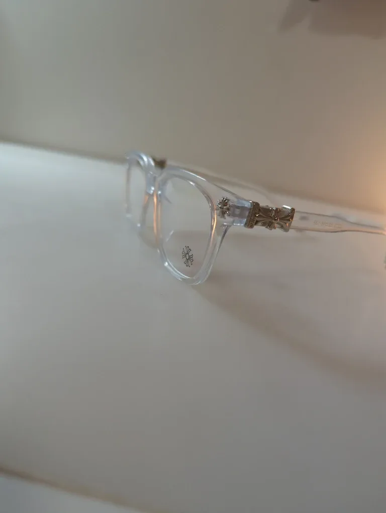 Chrome Hearts Clear/silver Glasses image indicator(2)