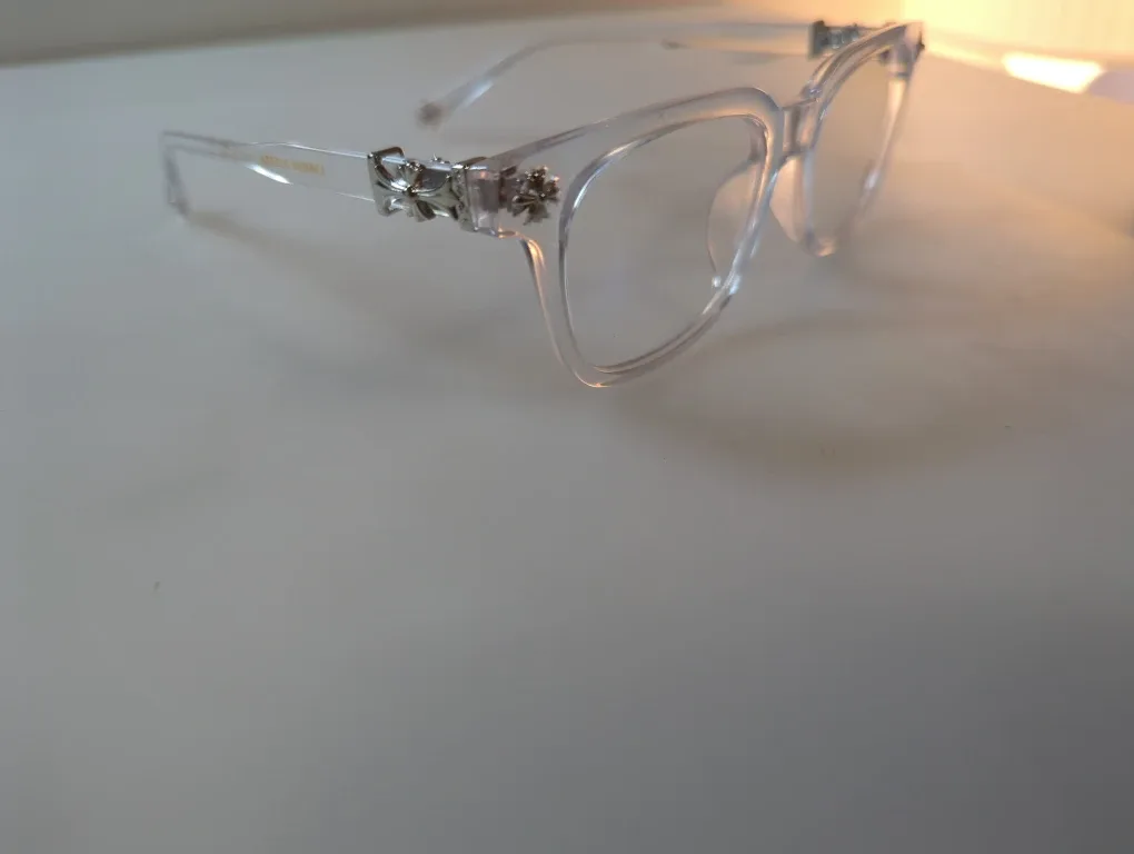 Chrome Hearts Clear/silver Glasses image indicator(3)