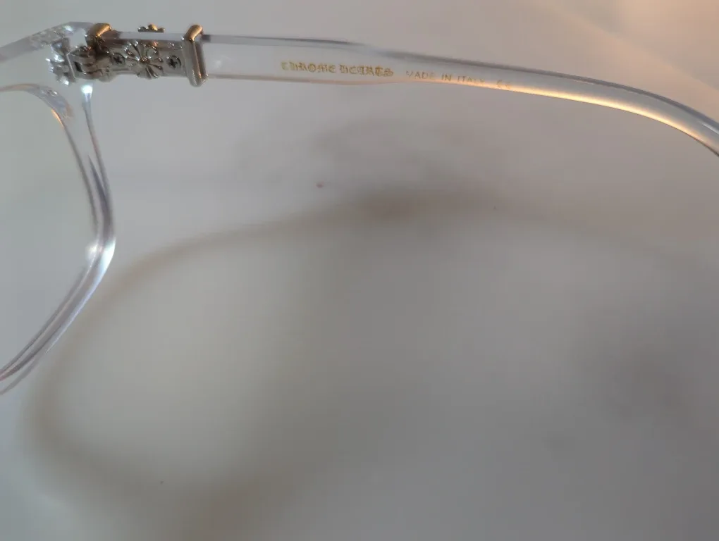 Chrome Hearts Clear/silver Glasses image indicator(4)