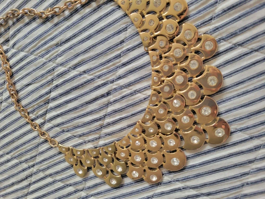 Gold Tone Statement Necklaces #Cleanout image indicator(4)