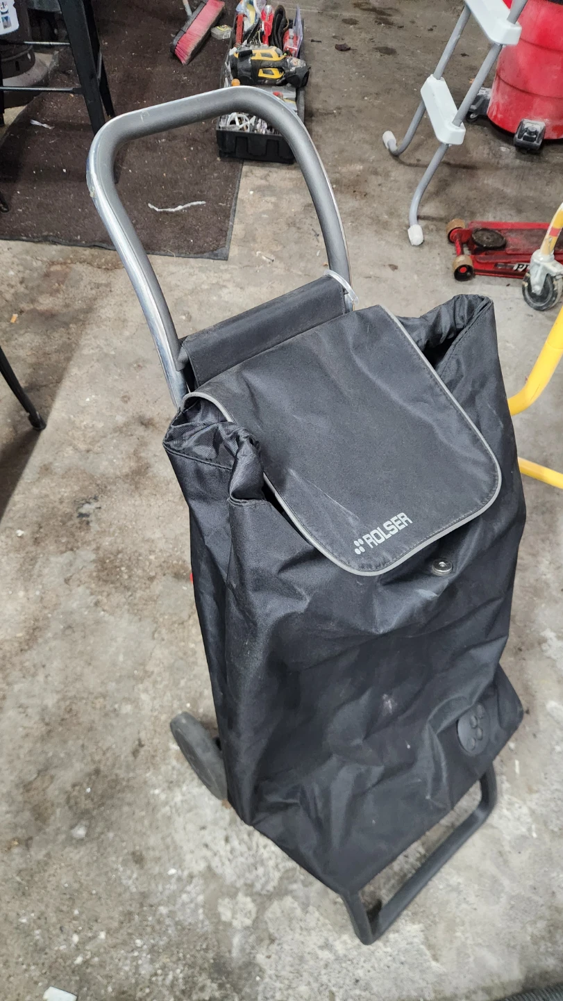 Rolser I-Max MF 4 Wheel Shopping Trolley - Black