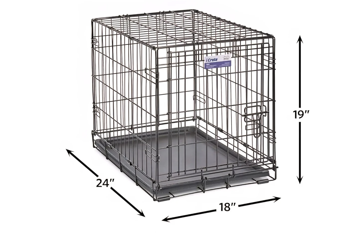 Crate Single Door Dog Crate - 24-Inch - photo 2