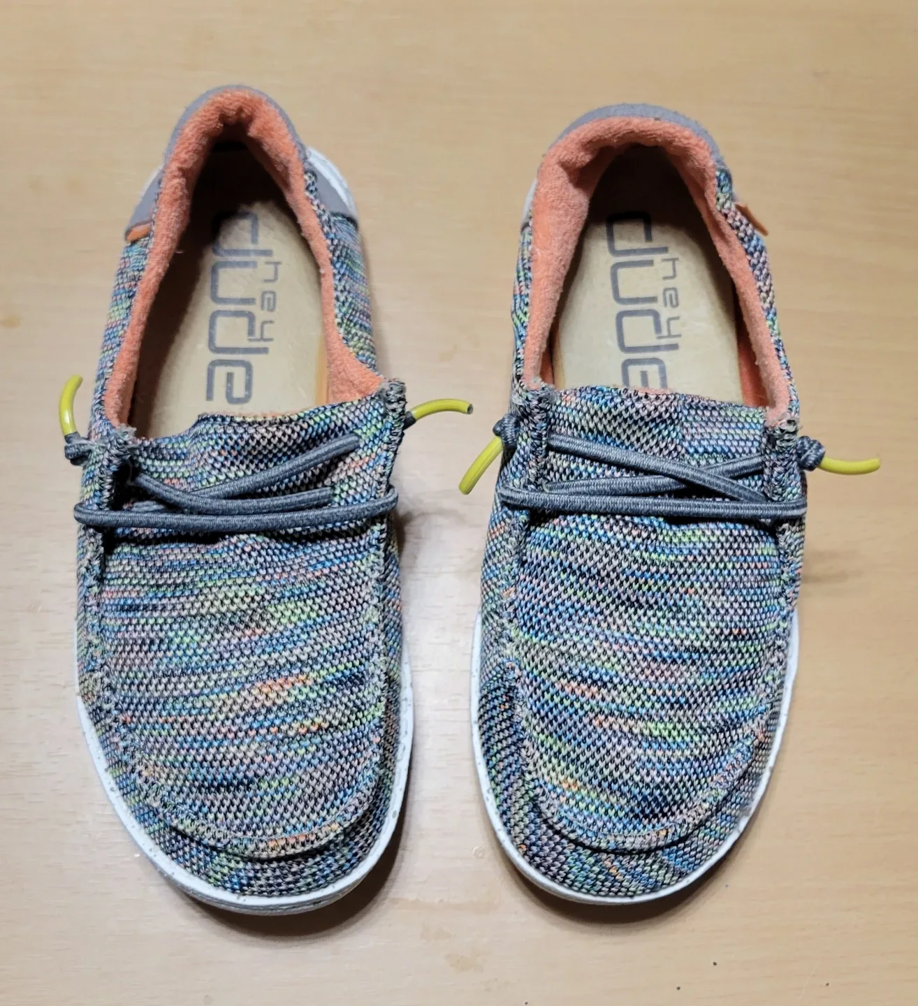 Hey Dude Wendy Youth Peacock Pink Size Y2-3