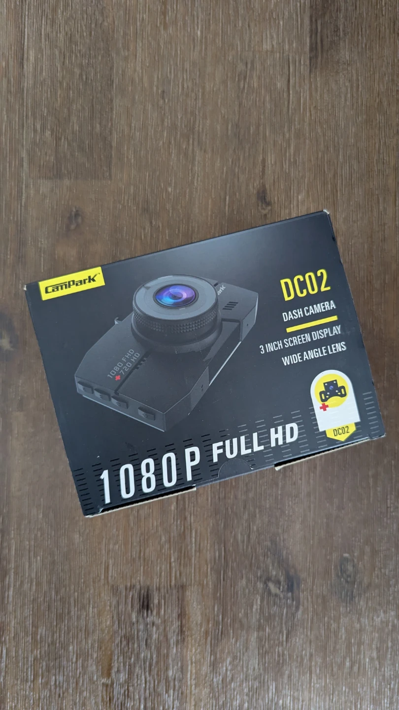 CamPark DC02 Dash Camera - New in Box