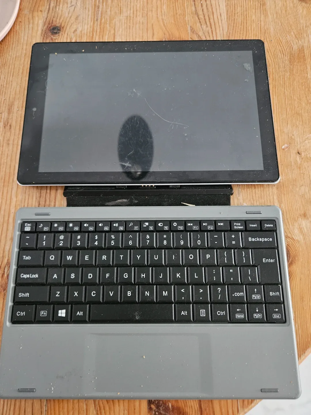 Tablet with Keyboard Case