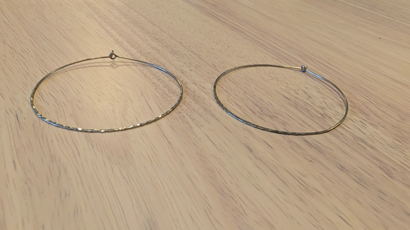 Brand New Large Hoop Earrings - photo 2