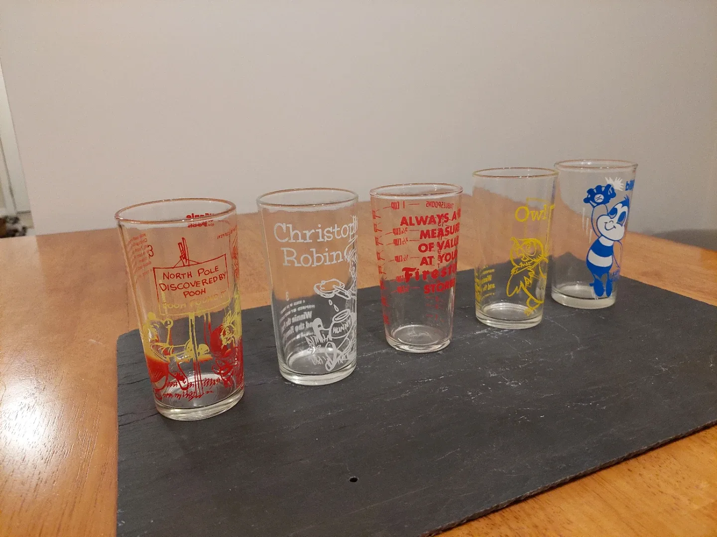 Vintage Cartoon Character Drinking Glasses - Set of 5 image indicator(3)