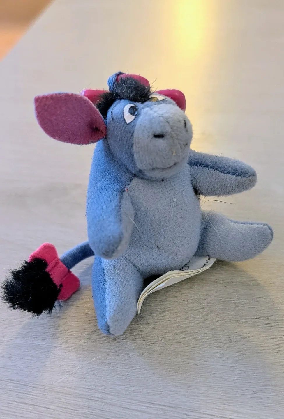 Eeyore Plush Toy with Keychain Clip