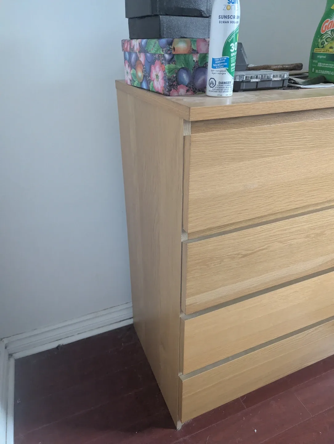 Ikea Wooden 4-Drawer Dresser image indicator(2)