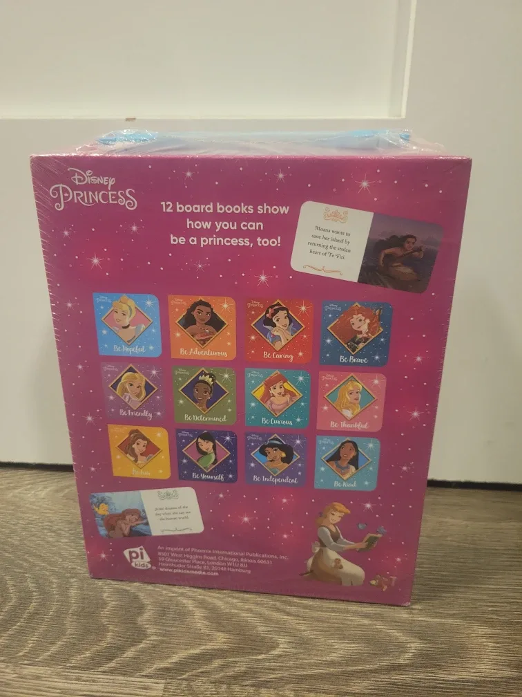 Disney Princess 'I Can Be A Princess' 12 Board Books - NEW image indicator(2)