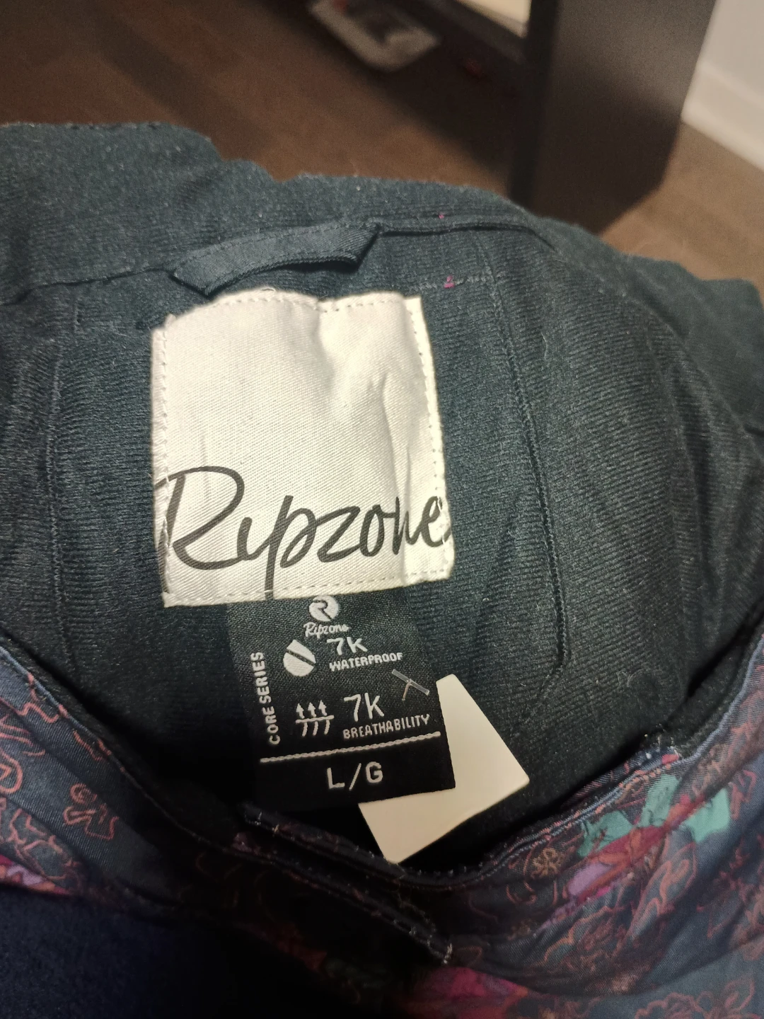 Ripzone Core Series Floral Snow Pants - Size L/G - photo 2