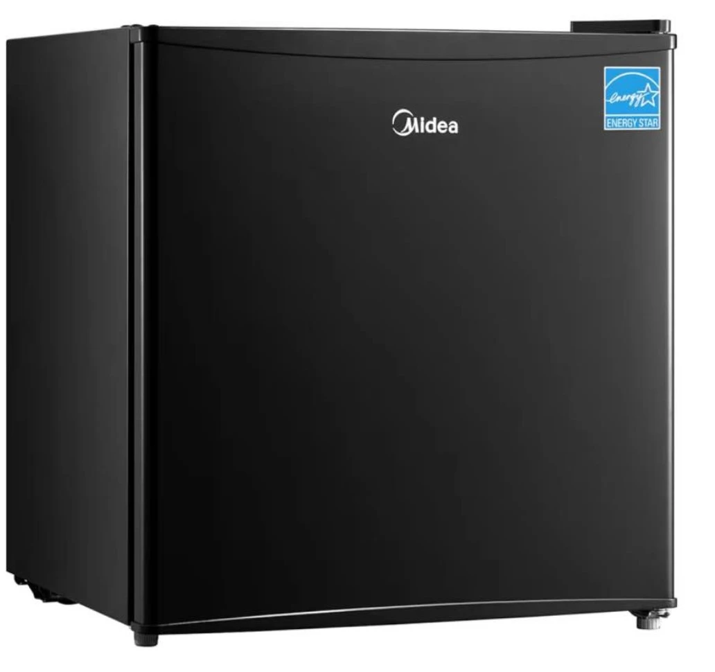 Midea 1.6 Cubic Feet Black Refrigerator - Like New! - photo 2