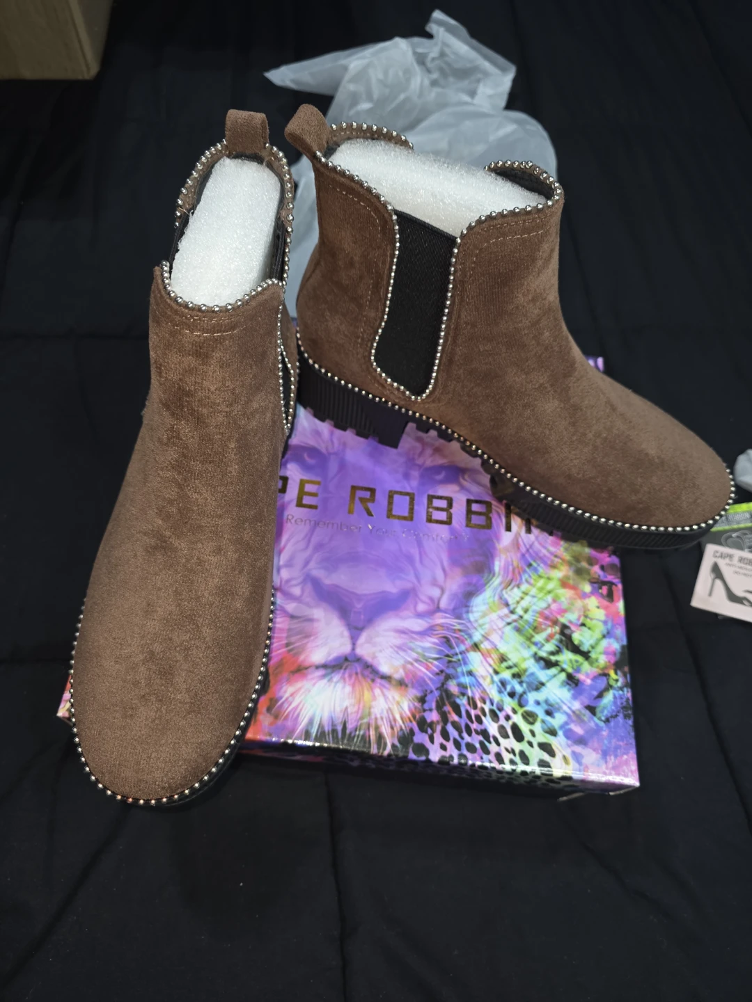 Cape Robbin Brown Ankle Boots Size 8 - photo 2