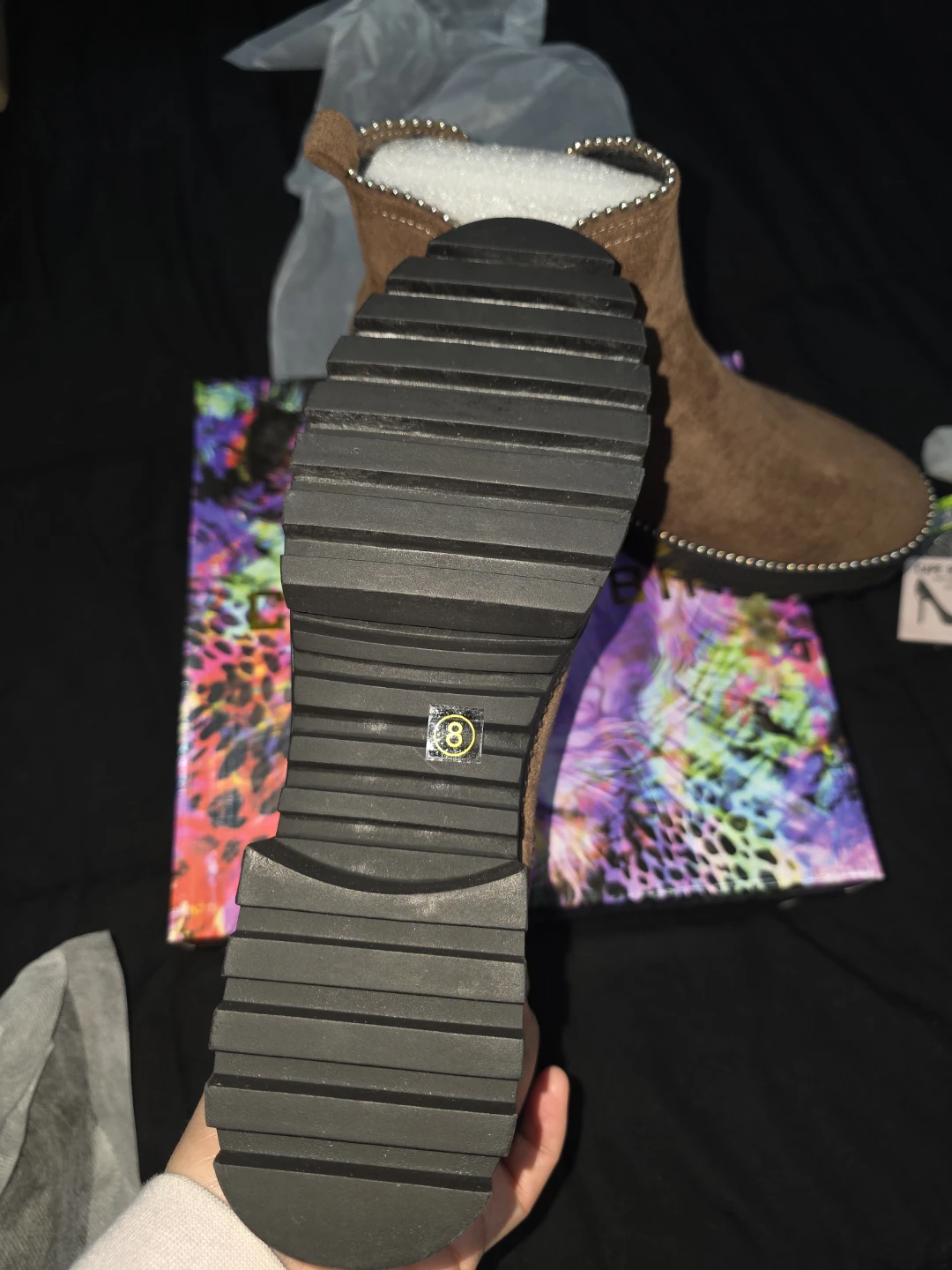 Cape Robbin Brown Ankle Boots Size 8 - photo 4
