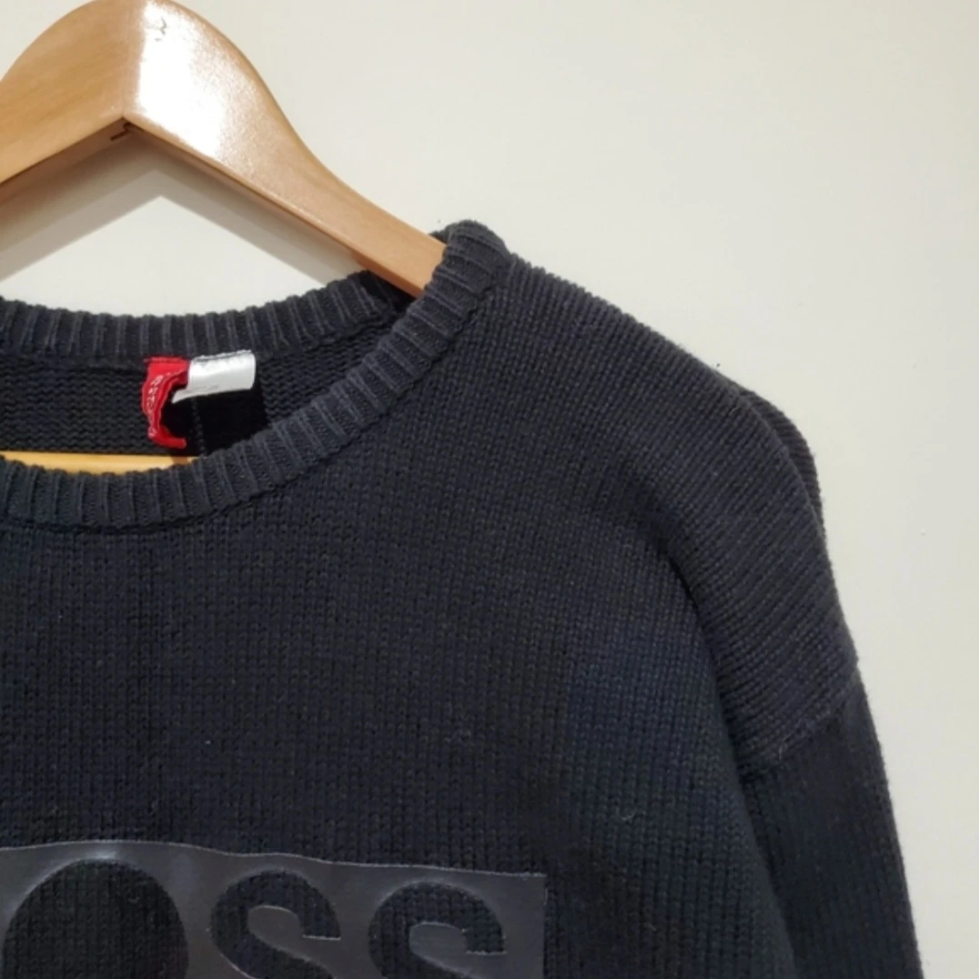 H&M Divided XS Black Cotton Sweater oversized xs - photo 5