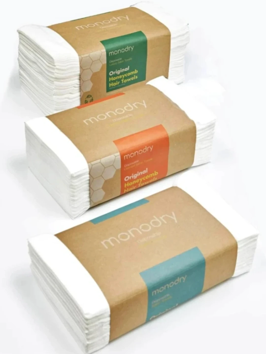 Monodry Original Hair Towels - Pack of 50