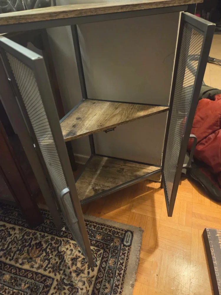 Industrial Style Accent Cabinet