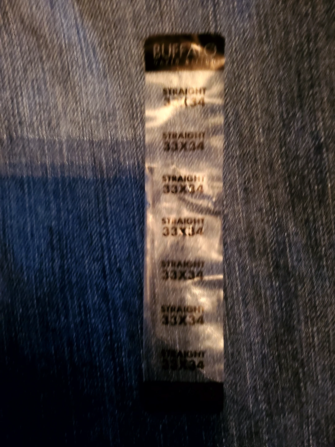 New Buffalo David Bitton Driven Straight Jeans 33x34 - photo 4