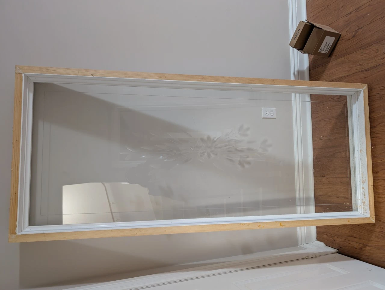 Wooden Framed Glass Window Panel - photo 3