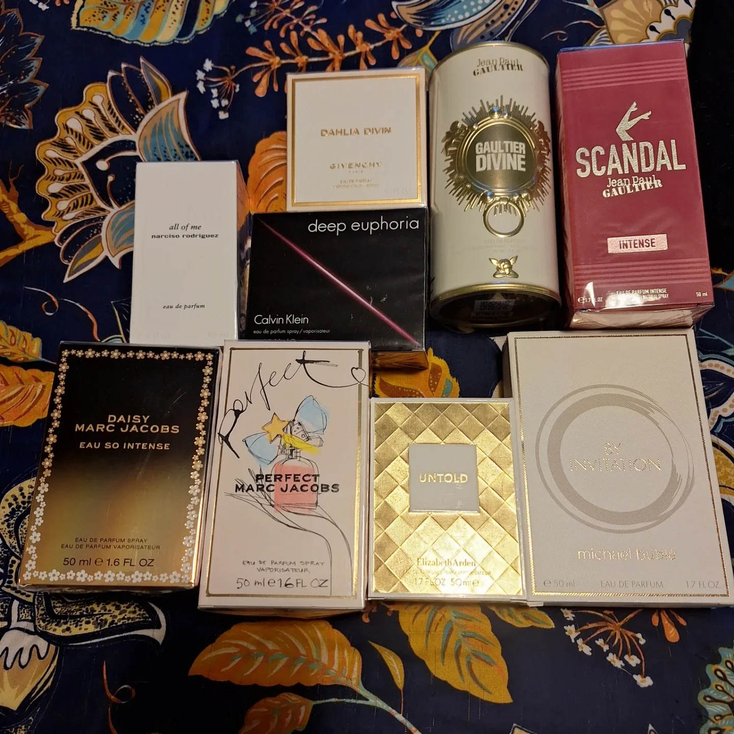 Assorted Perfumes: Narciso Rodriguez, Marc Jacobs, More
