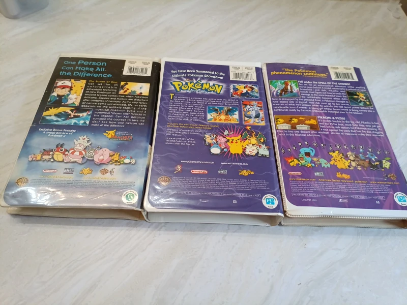 Pokémon VHS Movie Lot - 2000, First Movie, Movie 3 - photo 2