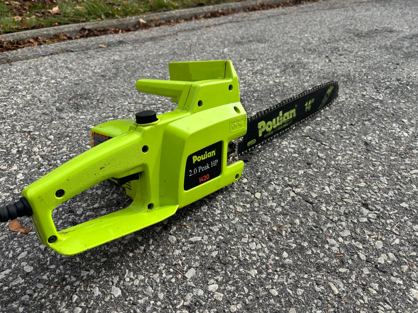 Poulan 2.0 Peak HP 14" Chainsaw #Cleanout