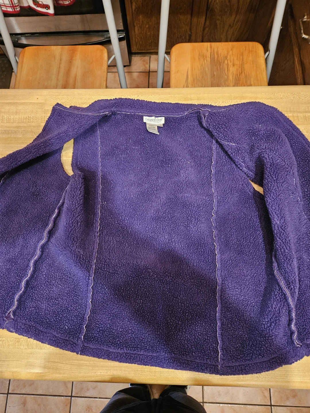 Coldwater Creek Purple Vest - Size PL - photo 3