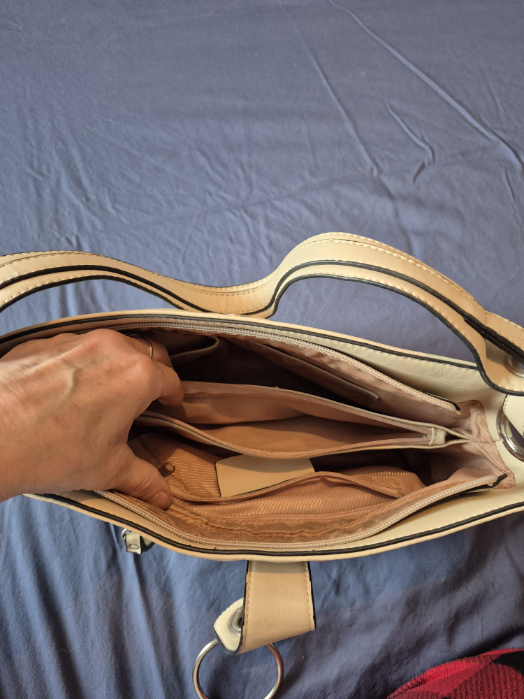 Beige Shoulder Bag - photo 3