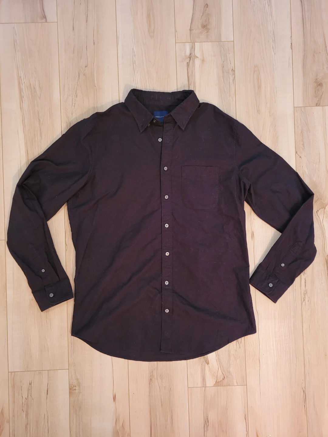 6 Men's Large Shirts: Hollister, H&M, American Eagle - photo 5