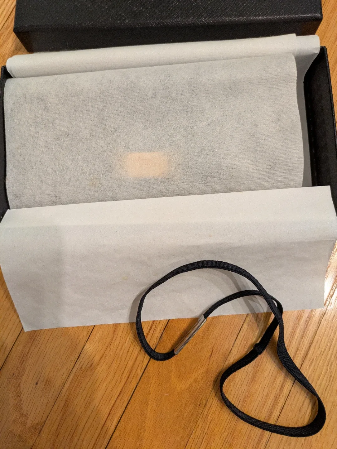 #cleanout# Brand new Prada Black Leather Wallet image indicator(4)